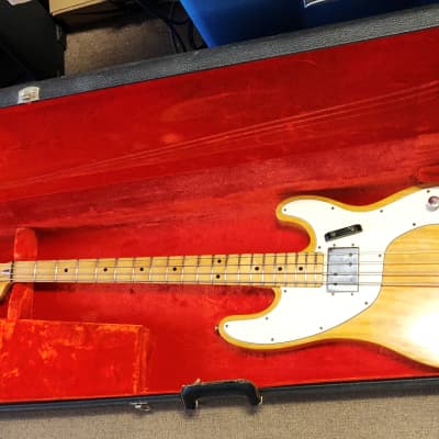 1974 Fender Telecaster Bass Guitar, Ash, Wide Range Humbucker, Maple Neck, Orig Case image 12