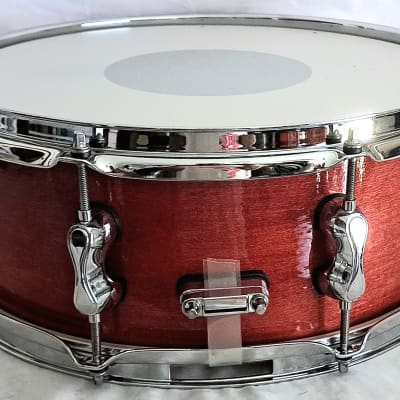 MARTIAL PERCUSSION CUSTOM SNARE DRUM 14 X 5.5" 8 LUGS 2023 - GALA APPLE LACQUER FREE SHIP CUSA! image 6