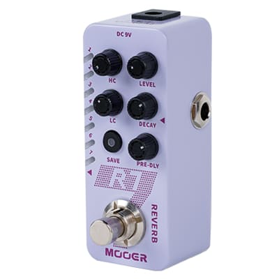 Mooer R7 Digital Reverb Guitar Effects Pedal 7 reverb modes 2020 Light Purple image 6