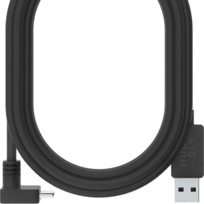 USB 3 C-to-A Angled Cable (2')