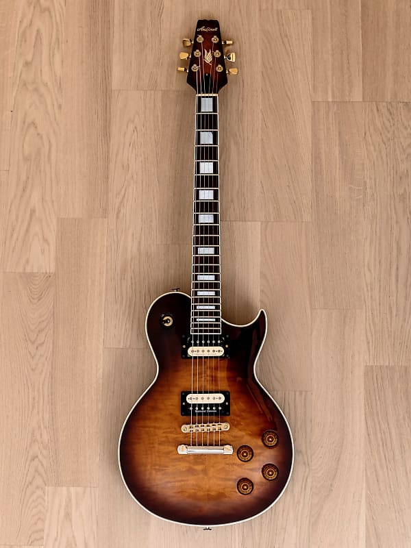 Aria Pro II PE-85R Electric Guitar Flame Top Tobacco Sunburst | Reverb