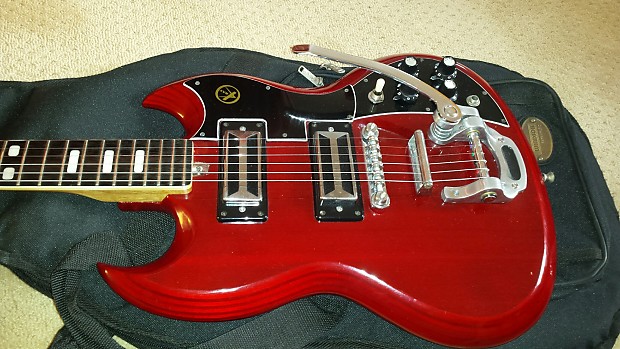 Kay K-20T SG copy vintage rare with bigsby style tremelo RARE Near