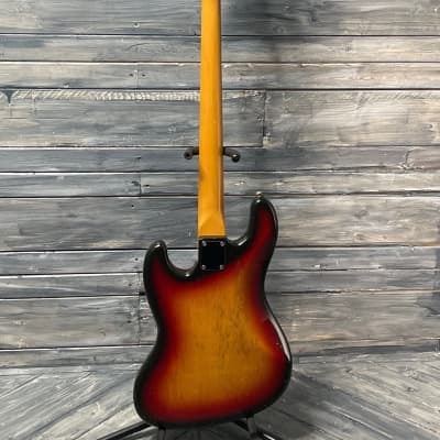 Used Greco JB 800 Japanese made 4 String Electric Bass with Gig Bag- Sunburst image 5