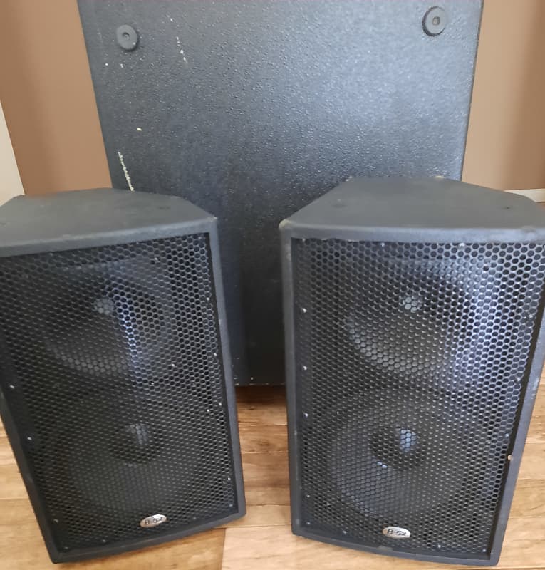 PA System Powered Sub And Satellite Speakers B52 Matrix | Reverb