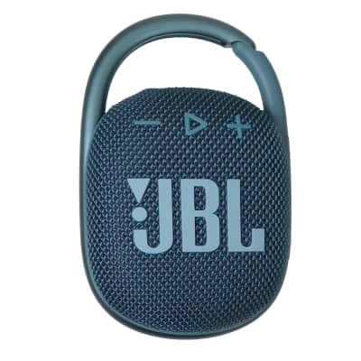 JBL Clip 4 Portable Bluetooth Waterproof Speaker (Blue) + JBL T110 in Ear  Headphones