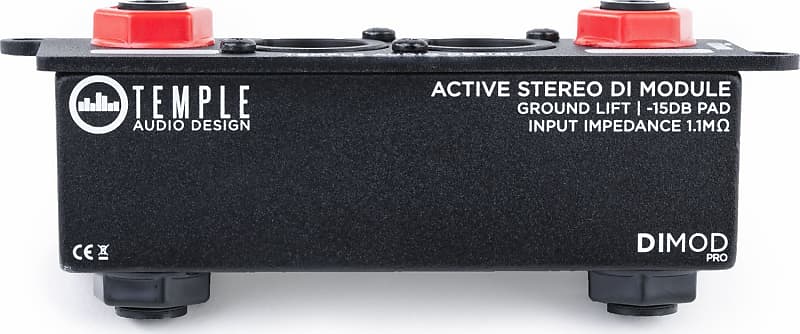 Temple Audio DI MOD PRO Compact Active Stereo DI Module