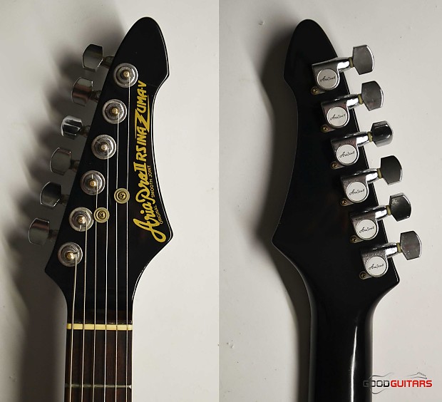 Aria Pro II RS Inazuma-I 1983-1984 Black w/Thunderbolt | Reverb