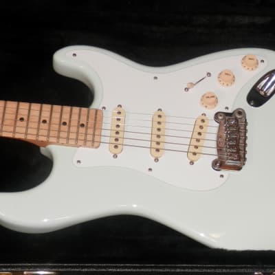 G&L USA Legacy Sonic Blue Alder Body Hard Rock Maple Neck/FB electric guitar with case used 2014 image 3