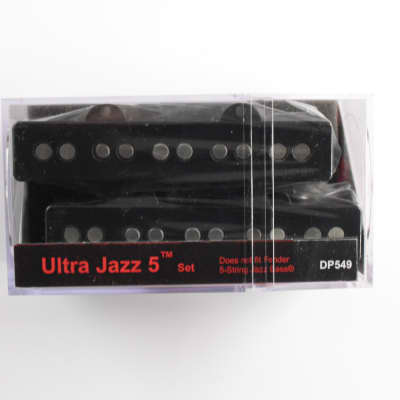 DiMarzio DP552BK Ultra Jazz Split Coil 5-String Jazz Bass Set