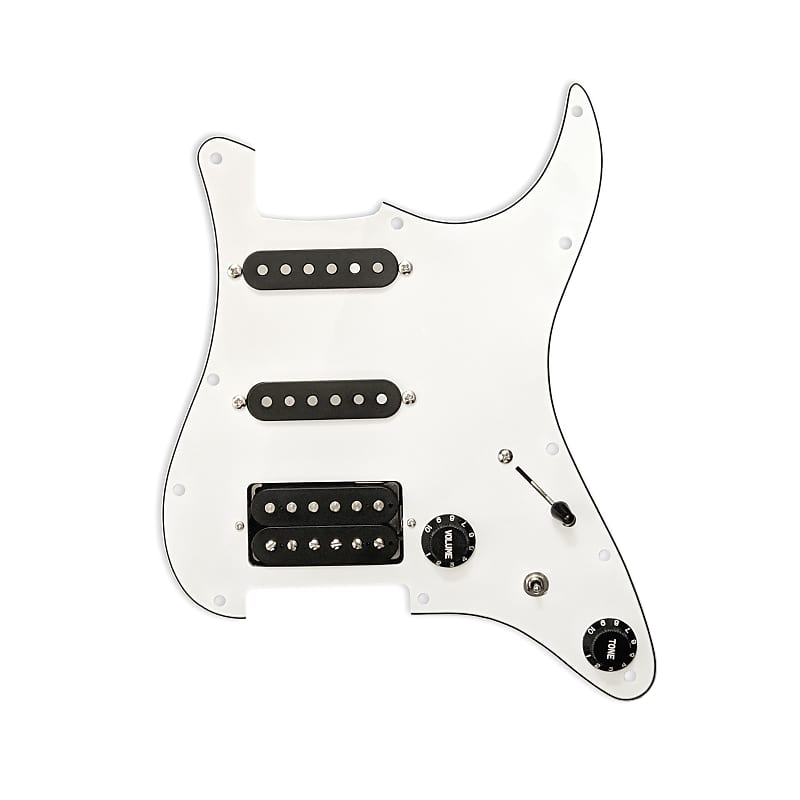 CJLab Pickups - Prewired SETbucker Hum-Single-Single (HSS) Pickguard Set image 1