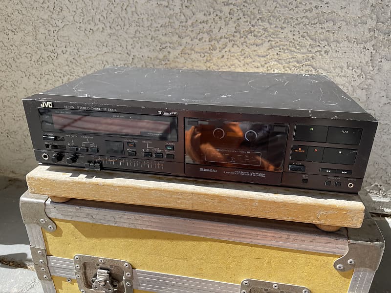 JVC KD-V6 3-Head Cassette Deck For Parts Or Repairs  			