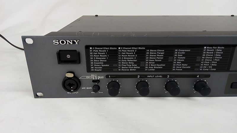 Sony DPS-V55M Multi FX processor with 2 independed FX
