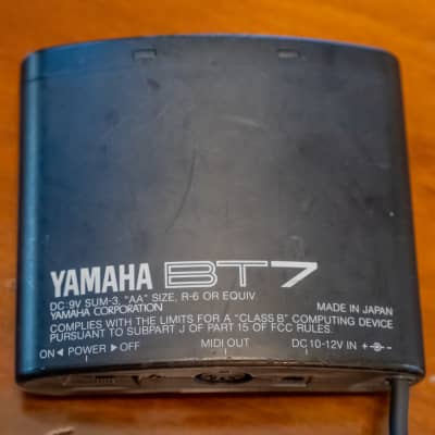 Yamaha WX11 controller - WT11 tone generator - BT7 MIDI out module 1993 Black/Grey image 14