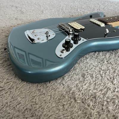 Fender Player Jaguar HS 2019 MIM Tidepool Blue Pau Ferro Fretboard Guitar image 3