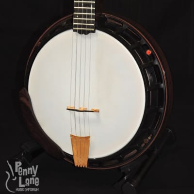 Nechville Midnight Phantom 24 Fret 5 String Mahogany Resonator Banjo image 4