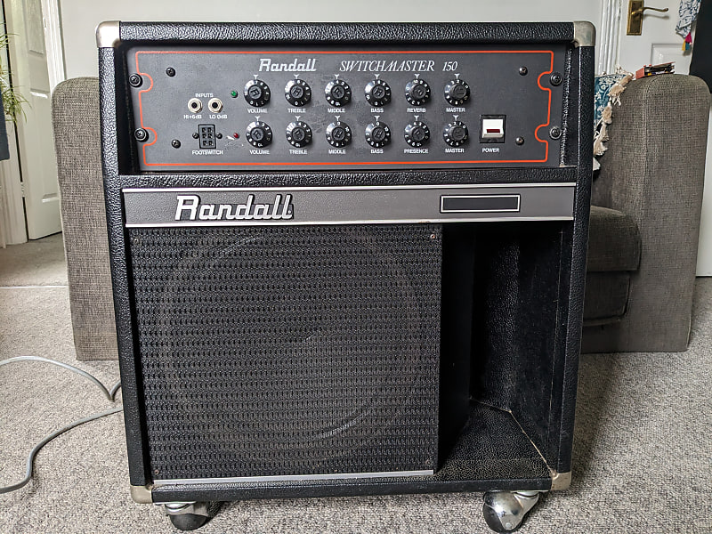 Randall Switchmaster 150 (with footswitch) 1980s - Black | Reverb