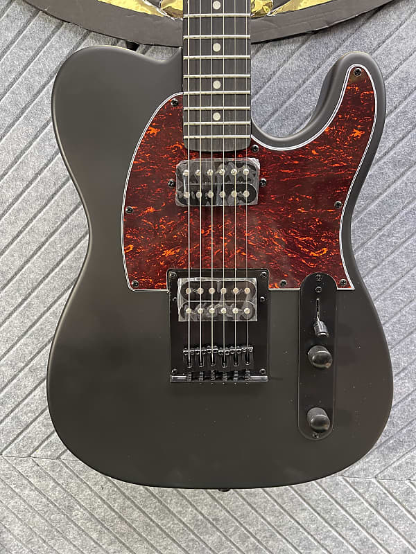 Harley Benton TE-20HH SBK SkunkWerx Top Seller Satin Black The Better Benton Includes In-USA Fret Dress and Setup! image 1