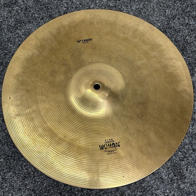 Used Wuhan Thin Crash Cymbal 16" Good Reverb UK