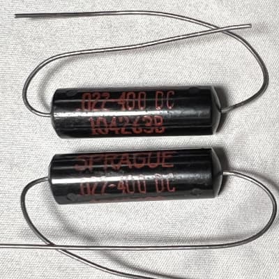 sprague black beauty他 NOS Vintage Sprague .022 uf 400v Black Beauty Capacitor