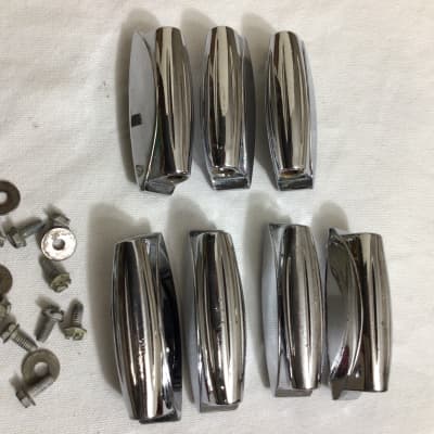 7 Gretsch SINGLE TENSION   Bass Drum Lugs  1950s/1960s - Chrome image 3