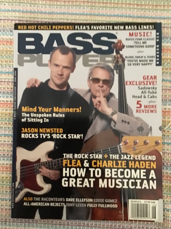 Bass Player Magazine Back Issue June 2006: Flea and Charlie | Reverb