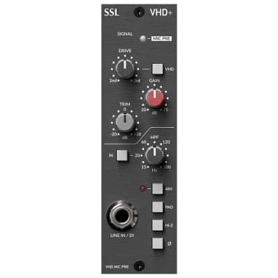 SSL VHD+ 500 Series Microphone Preamp with Variable Harmonic Drive Technology