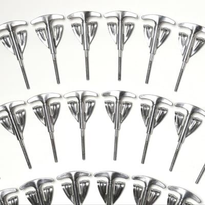 (10) Ludwig Bass Drum Tension Rods & (10) Claws, Chrome Plated - 1960's image 5