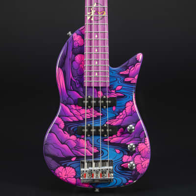 Lindo Kawa Electric Travel Bass Guitar (Short Scale 30