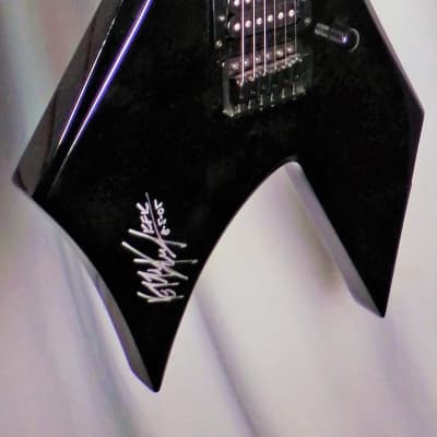 B.C. Rich Bronze Series Warlock Black Kerry King Signature electric guitar used image 2