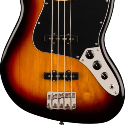 Squier Classic Vibe '70s Jazz Bass Guitar, Maple Fingerboard, 3-Color Sunburst image 1