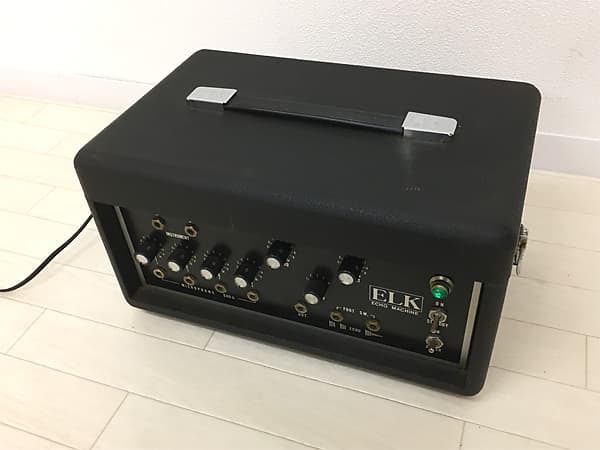 Elk Echo Machine EM-3 1970 Rare Japanese Tape Echo Delay Elk Echo Machine EM-3 1970 Rare Japanese Tape Echo Delay