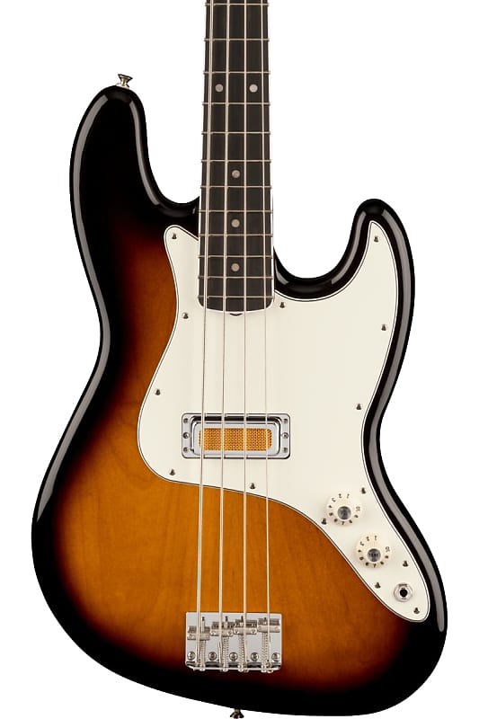 Open Box Fender Gold Foil Jazz Bass 2-Color Sunburst w/bag image 1