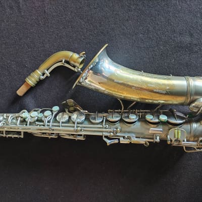 CONN TRANNY 6M 256xxx Alto Sax SILVER GOLDEN BELL, SOUNDS GREAT ALL ORIGINAL image 5