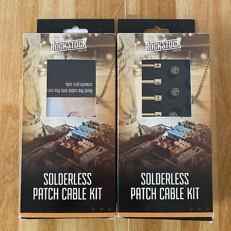 RockStock Pedal Co. Solderless Pedalboard Patch Cable Kits Reverb