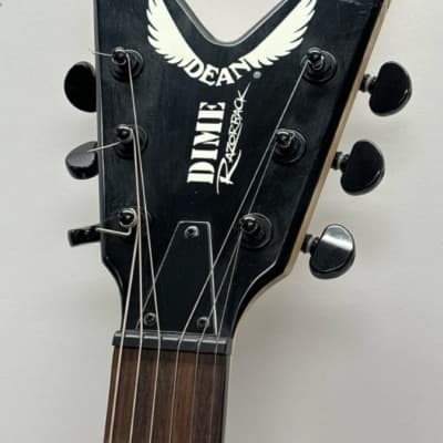 Dean razorback 2010s - Custom Painted Black | Reverb
