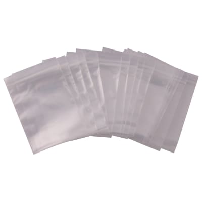 100 Pack of 3 Inch x 4 Inch Clear Reclosable Poly Bags - 2 MIL zip lock bag image 1