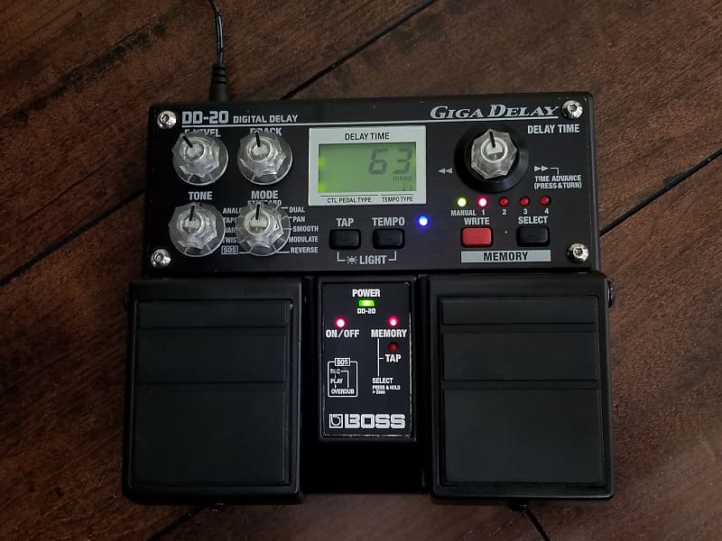 ギター BOSS DD-20 Digital Delay Giga Delay Boss DD-20 Giga Delay Review - InSync