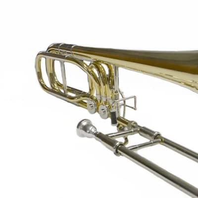 Schiller Studio Elite Double Trigger Bass Trombone - Gold image 2