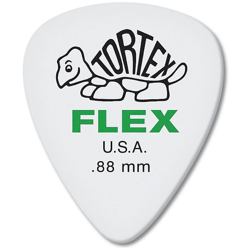 Dunlop 428R088 Tortex Flex Standard .88mm Guitar Picks (72-Pack) image 1
