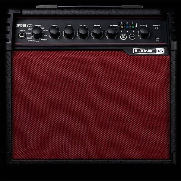 Amplificador De Guitarra Eléctrica Line 6 Spider V20 MkII 20W Altavoz 8