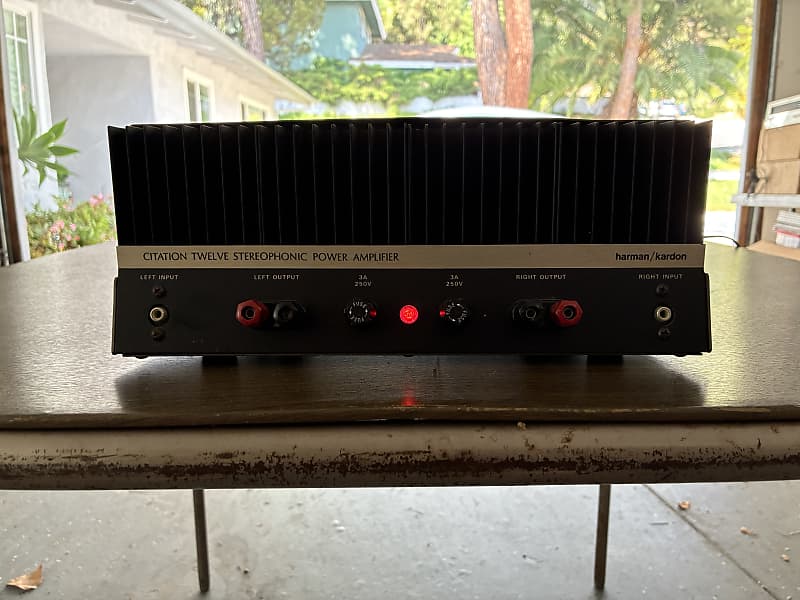 Harman Kardon Citation Twelve (12) Power Amplifier 1970&#039;s - Grey/Black (Serial 07 30283)  			