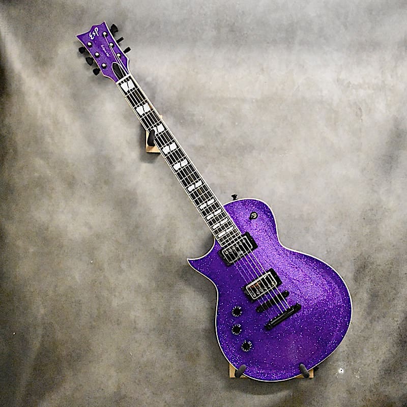 Left handed purple deals guitar