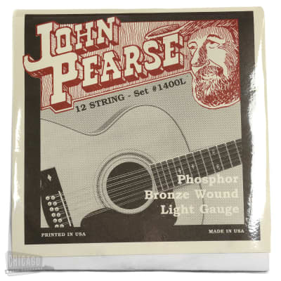 John Pearse Acoustic Strings 12-String Phosphor Bronze Light 10-47 for sale