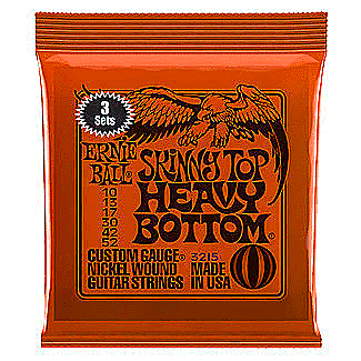 Ernie ball skinny top hot sale heavy bottom standard tuning