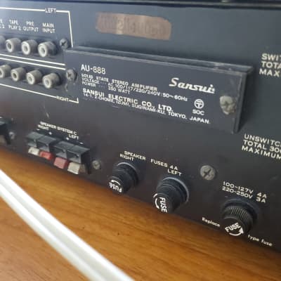 Sansui Au-888 Amplifier Fully Operational Very Rare | Reverb