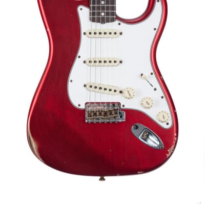 Fender 1964 Stratocaster Relic Aged Candy Apple Red image 3