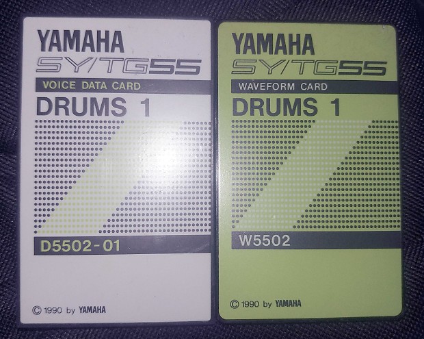 Yamaha SY55/TG55 Sound Card Set - DRUMS 1 - S5502 1990 | Reverb