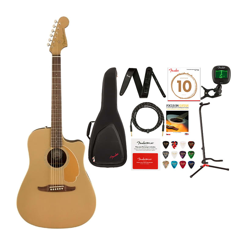 Fender Redondo Player - Guitare électro-acoustique - Sunburst