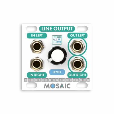 Mosaic 1U Line Output (White) [Three Wave Music] image 2