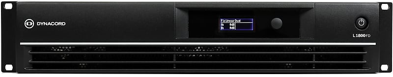 Dynacord L1800FD DSP 2 x 950W Power Amplifier image 1